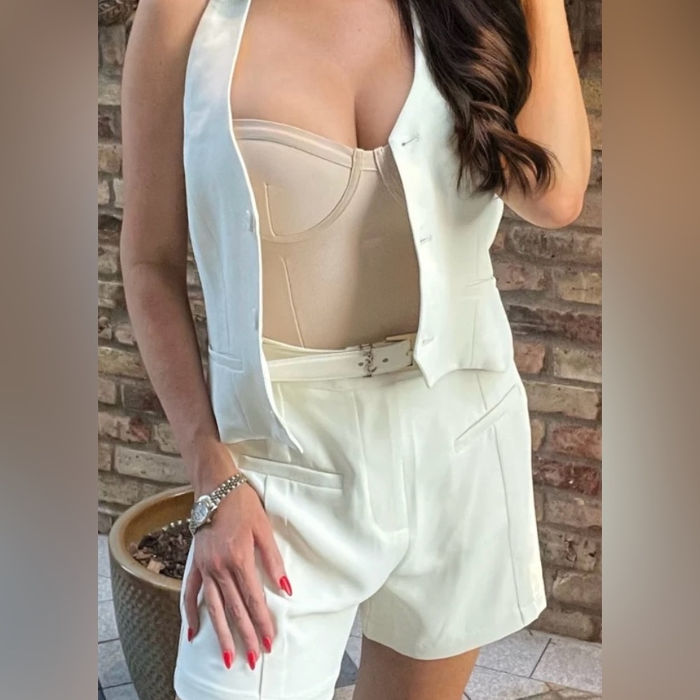 Two piece short set size medium